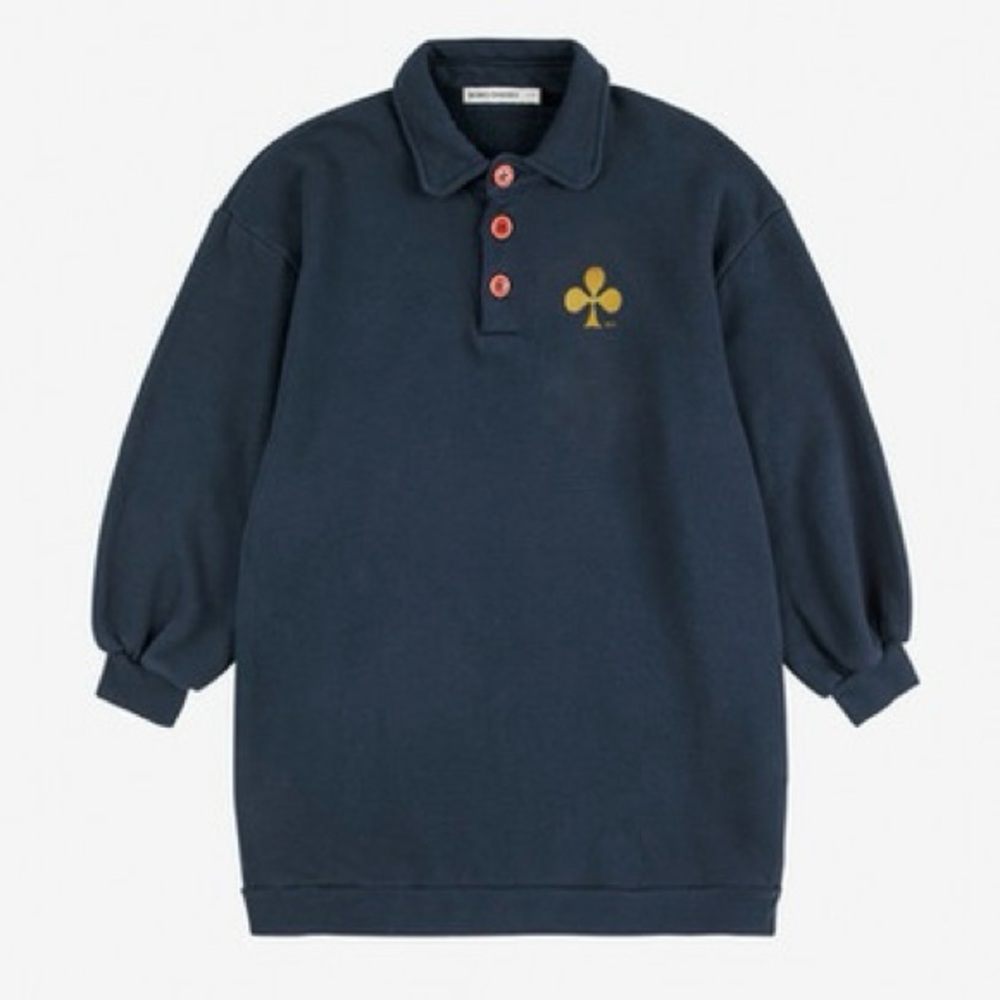 NWT Bobo Choses Clover Sweatshirt Dress 12/13